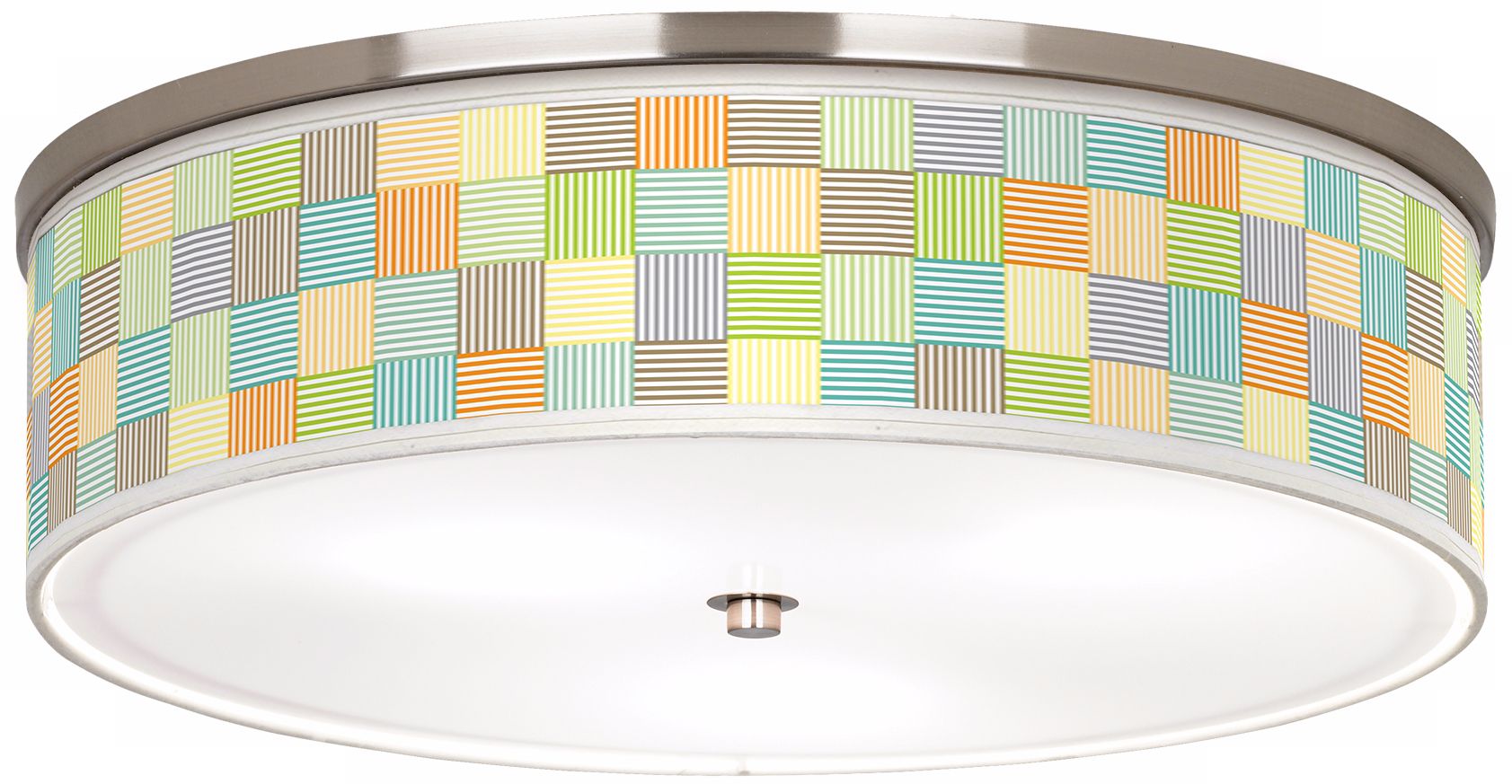 Pixel Light Nickel 20 1/4" Wide Ceiling Light