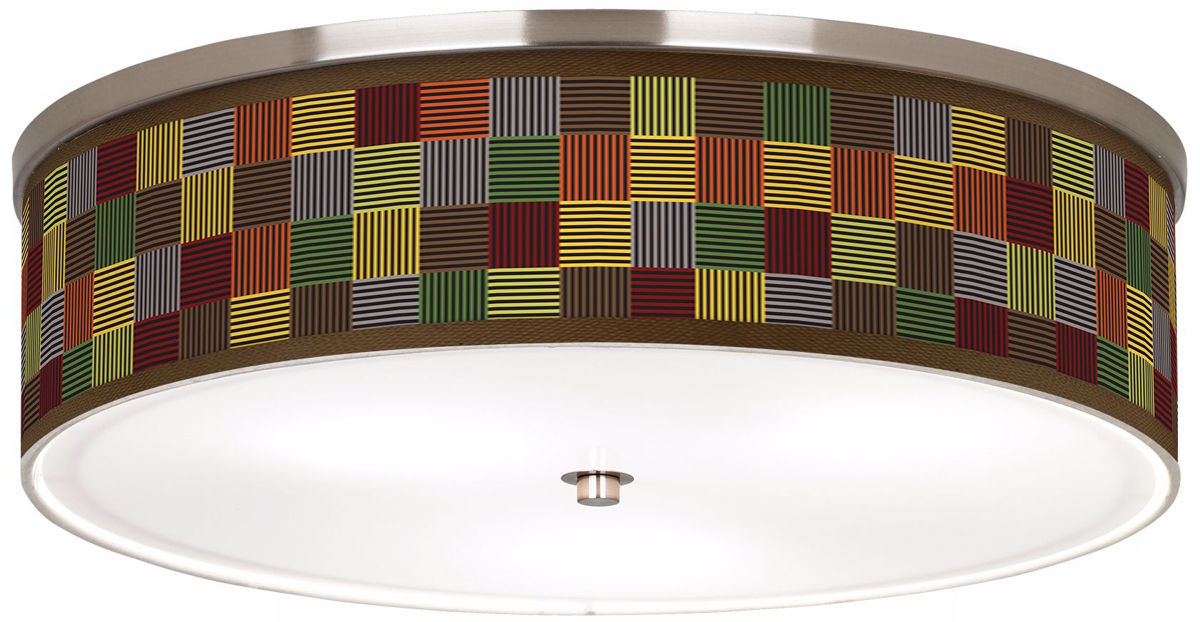 Pixel Forest Nickel 20 1/4" Wide Ceiling Light