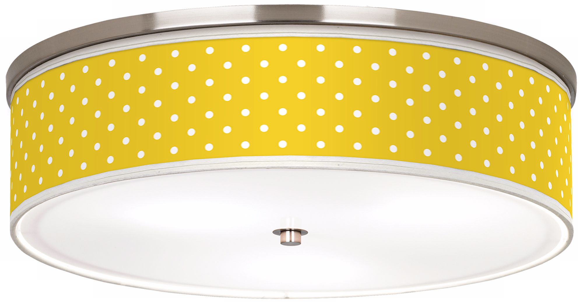 Mini dots Yellow Nickel 20 1/4" Wide Ceiling Light