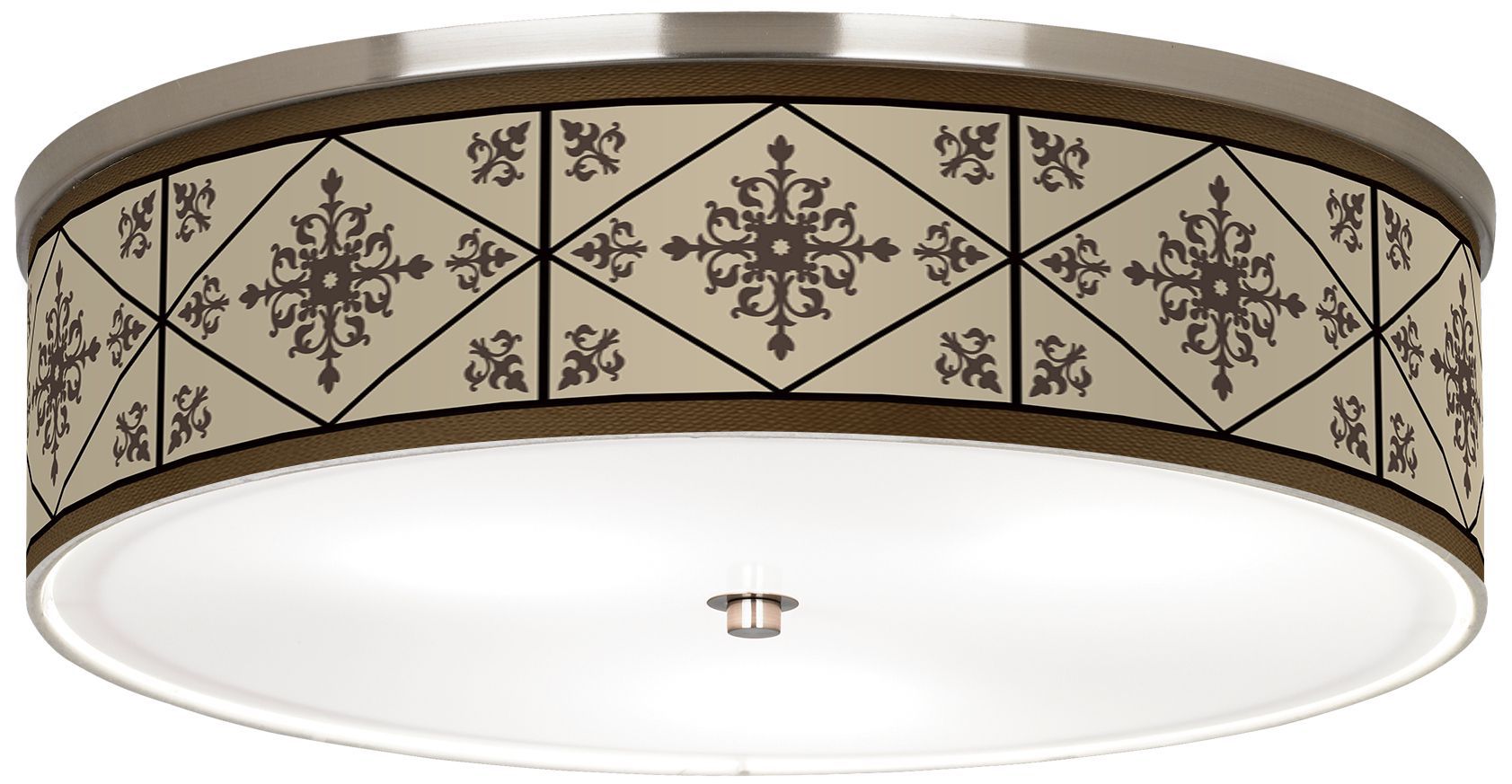 Chambly Nickel 20 1/4" Wide Ceiling Light