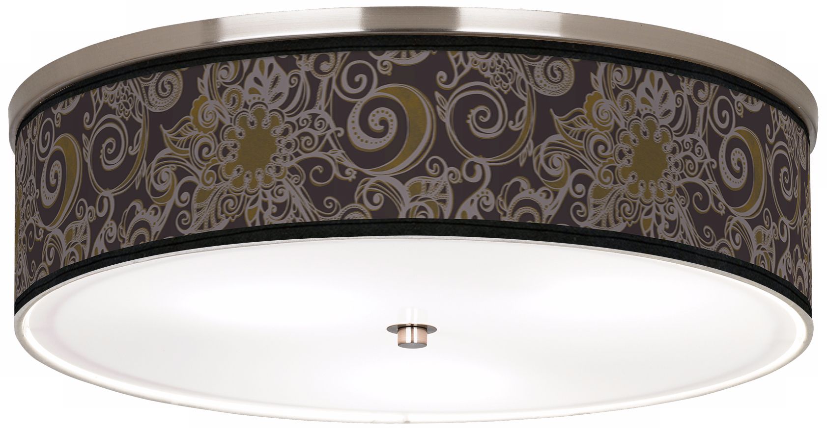 Stacy Garcia Ornament Metal Nickel 20 1/4" Ceiling Light