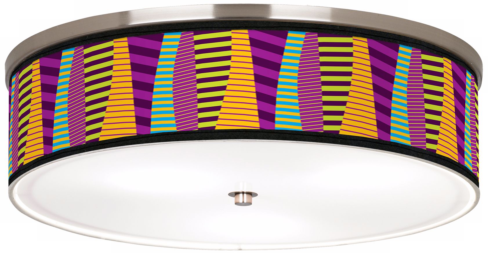Mambo Nickel 20 1/4" Wide Ceiling Light