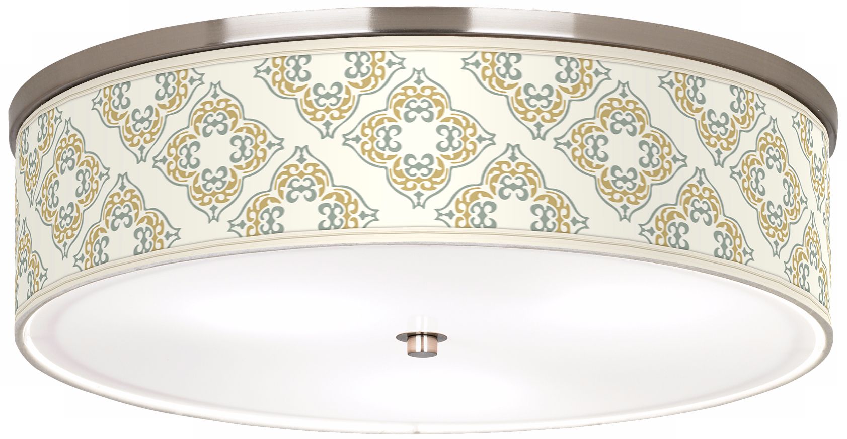 Aster Ivory Nickel 20 1/4" Wide Ceiling Light