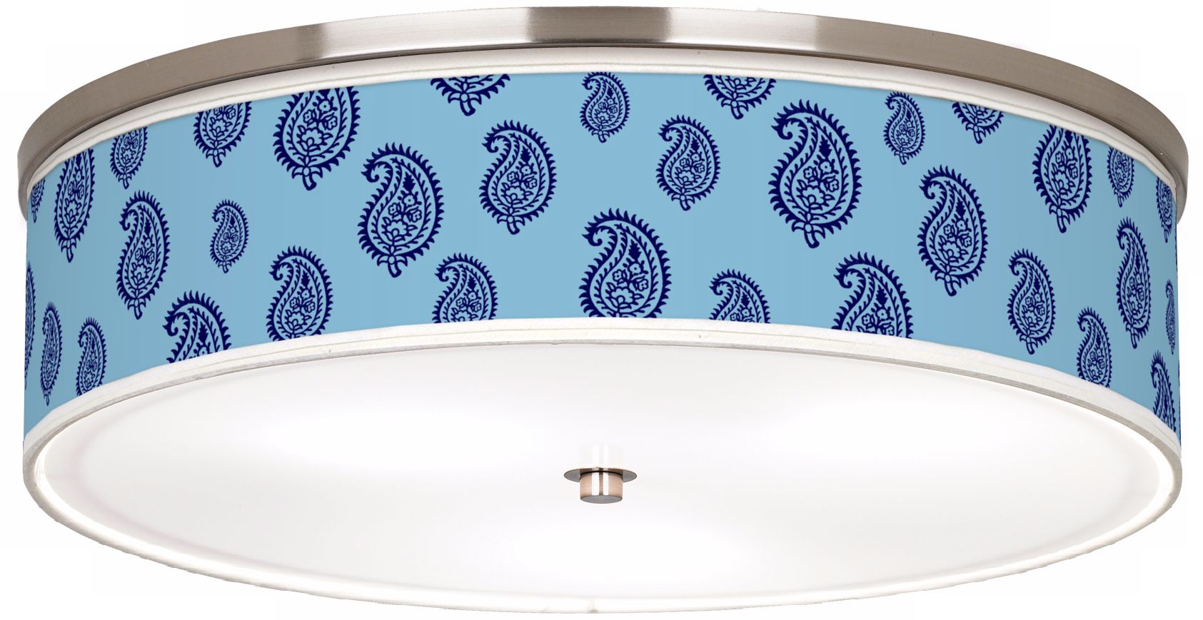Paisley Rain Nickel Giclee Finish Energy Efficient Ceiling Light