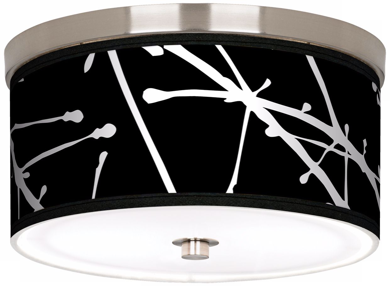 Stacy Garcia Calligraphy Tree Black 10 1/4" Ceiling Light