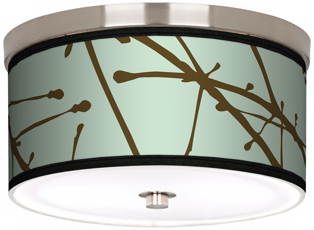Stacy Garcia Calligraphy Tree Ice 10 1/4" Wide Ceiling Light