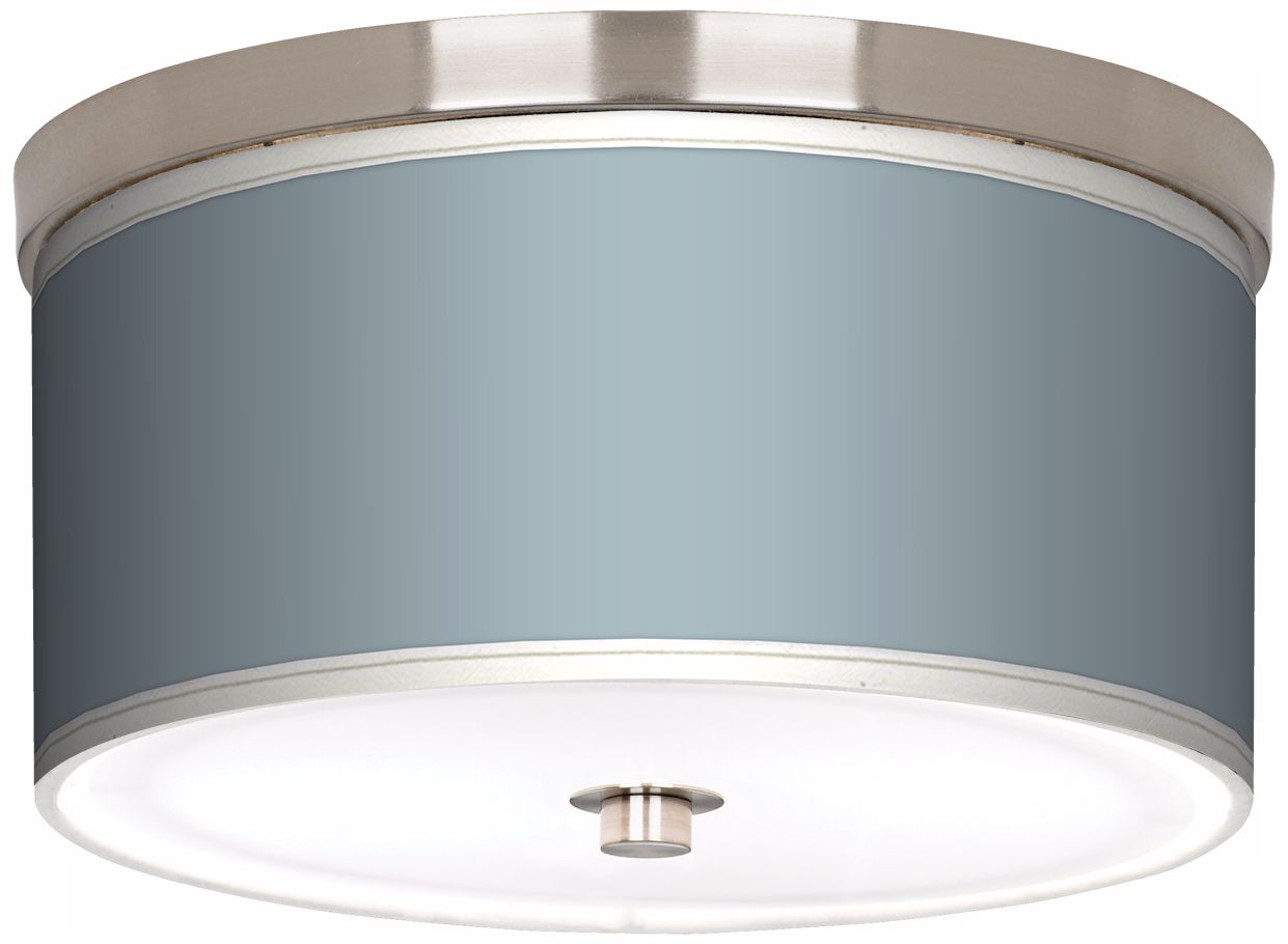 Aqua-Sphere Nickel 10 1/4" Wide Ceiling Light