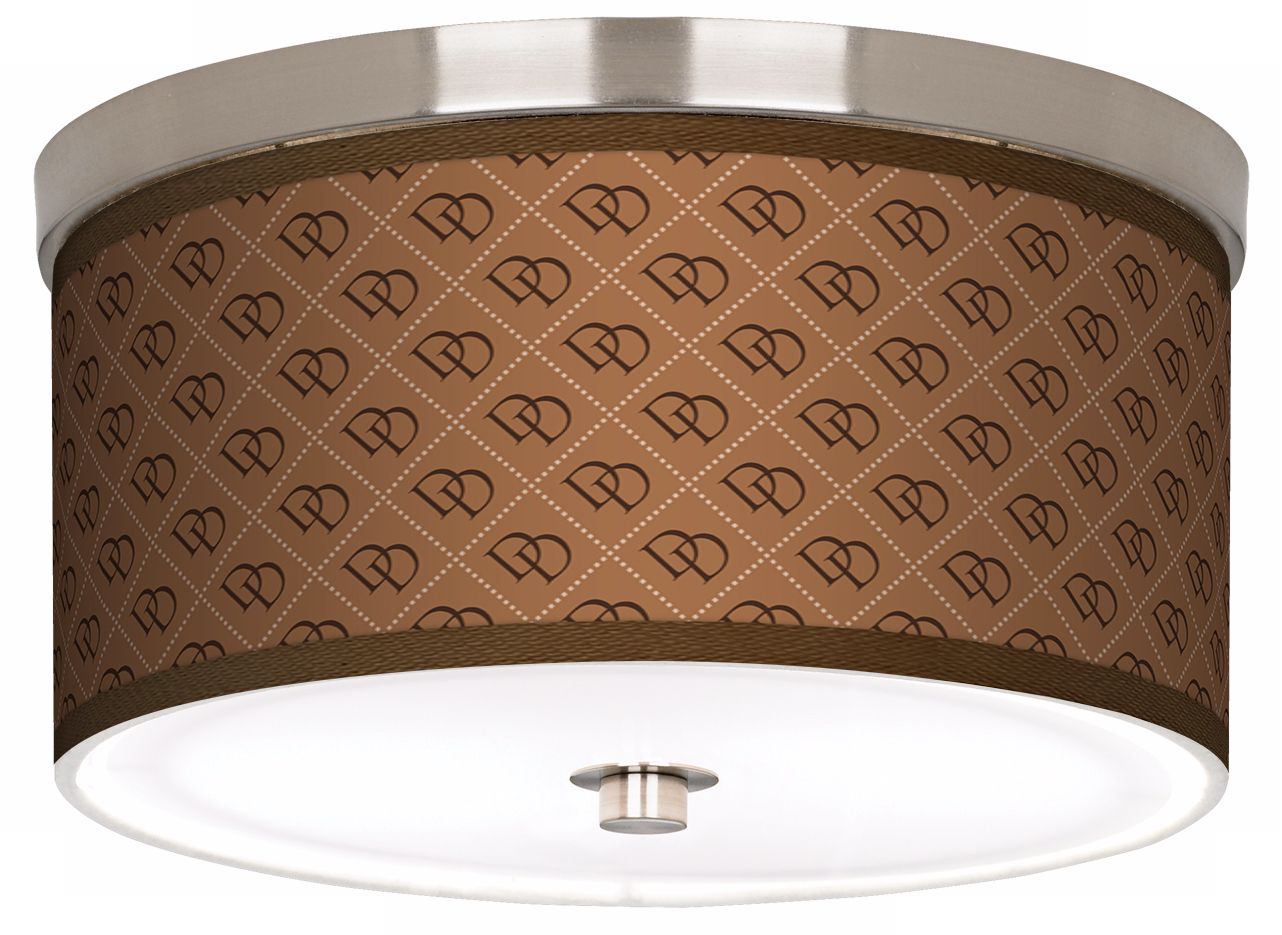 West Bend Nickel 10 1/4" Wide Ceiling Light