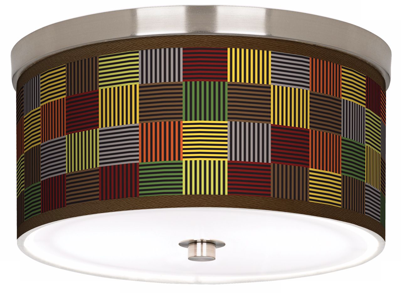 Pixel Forest 10 1/4" Wide Ceiling Light