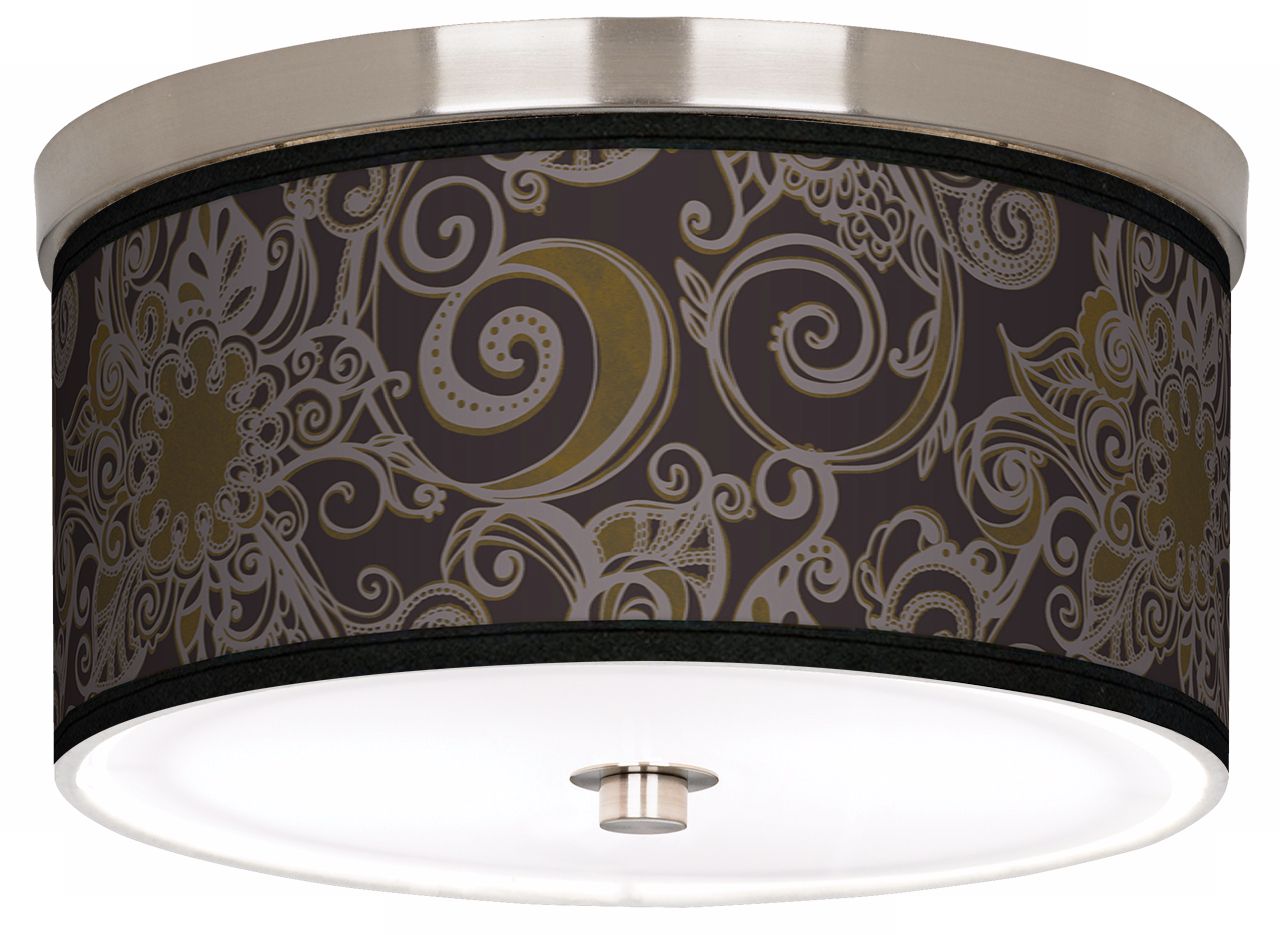 Stacy Garcia Ornament Metal 10 1/4" Wide Ceiling Light