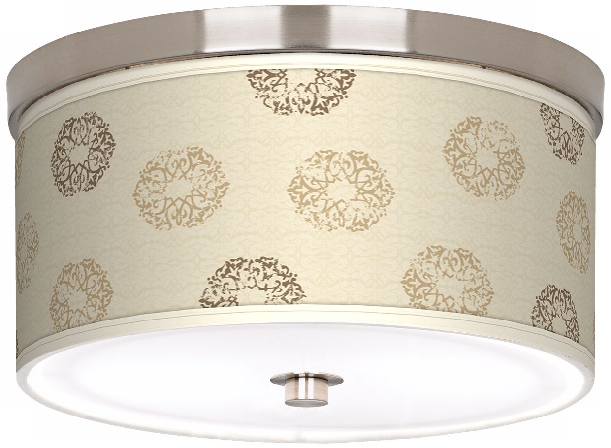 Sand Medallion Giclee 10 1/4" Wide Ceiling Light
