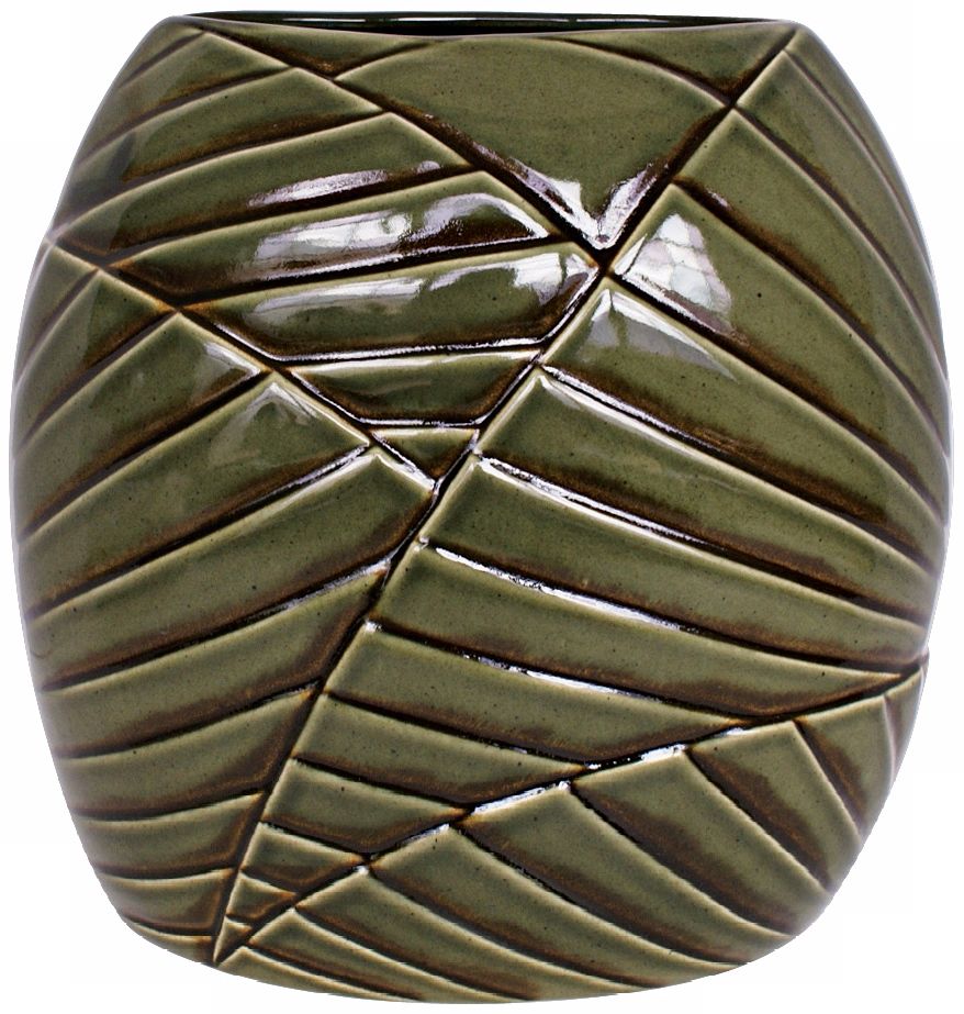 Haeger Potteries Palm Grove 11" High Ceramic Vase