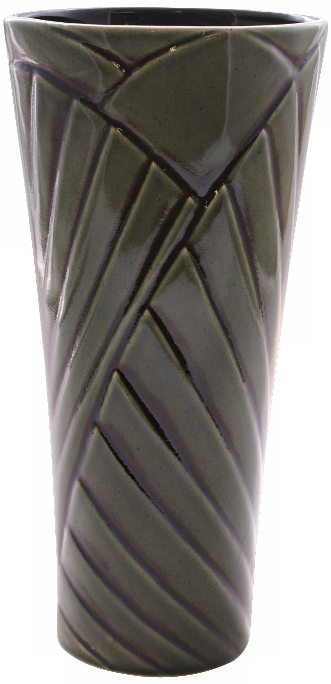 Haeger Potteries Palm Grove 14" High Ceramic Vase