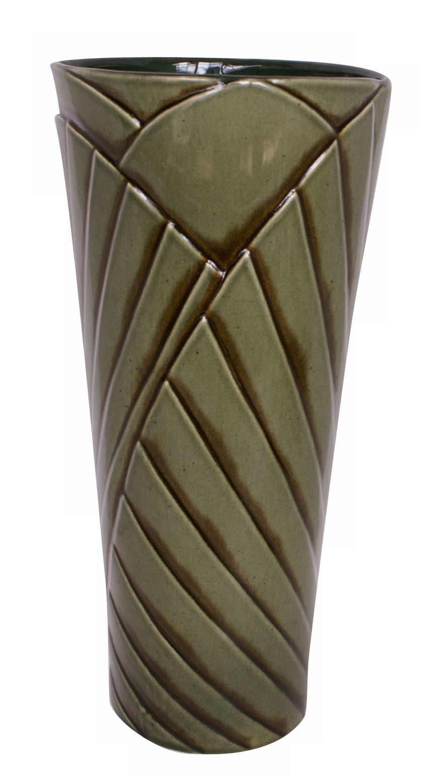 Haeger Potteries Palm Grove 20" Ceramic Vase