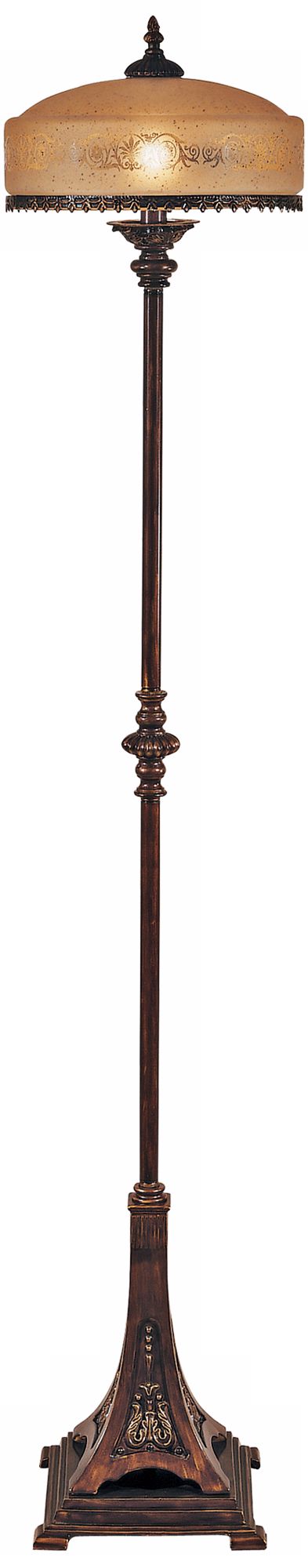 Renaissance Antique Gold Finish Floor Lamp
