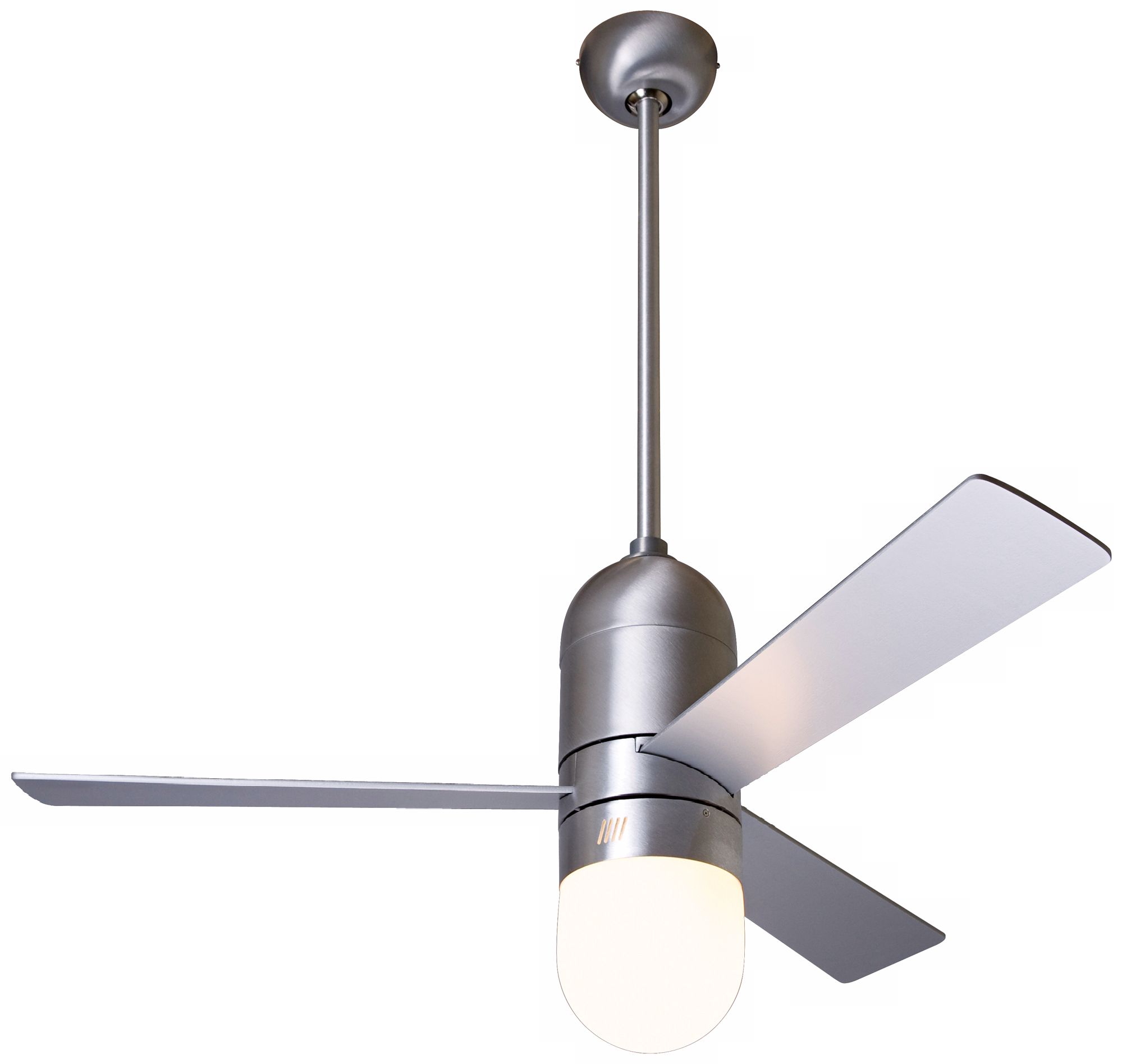 42" Cirrus Aluminum Finish Ceiling Fan with Light Kit