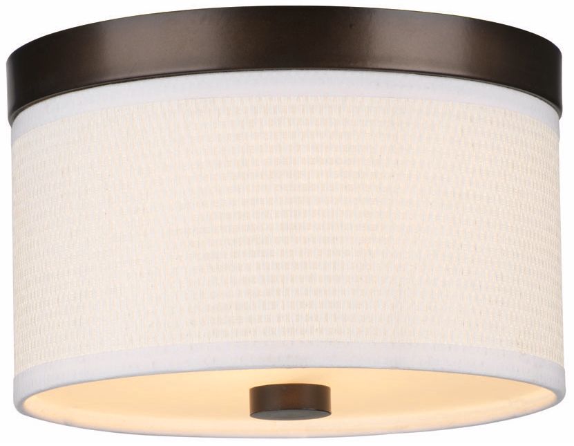 Cassandra Bronze Energy Efficient 10 3/4" Wide Ceiling Light