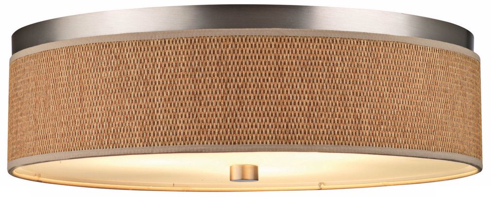 Cassandra Nickel Energy Efficient 20 1/2" High Ceiling Light