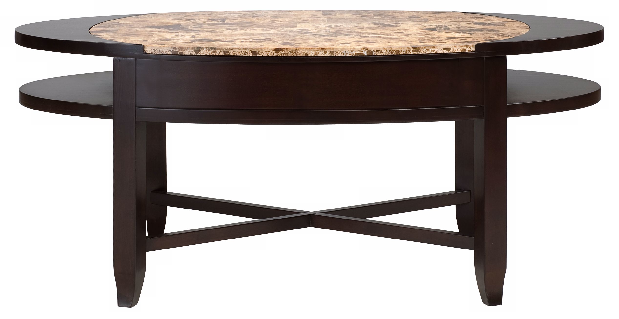 Ellipses Oval Cocktail Table