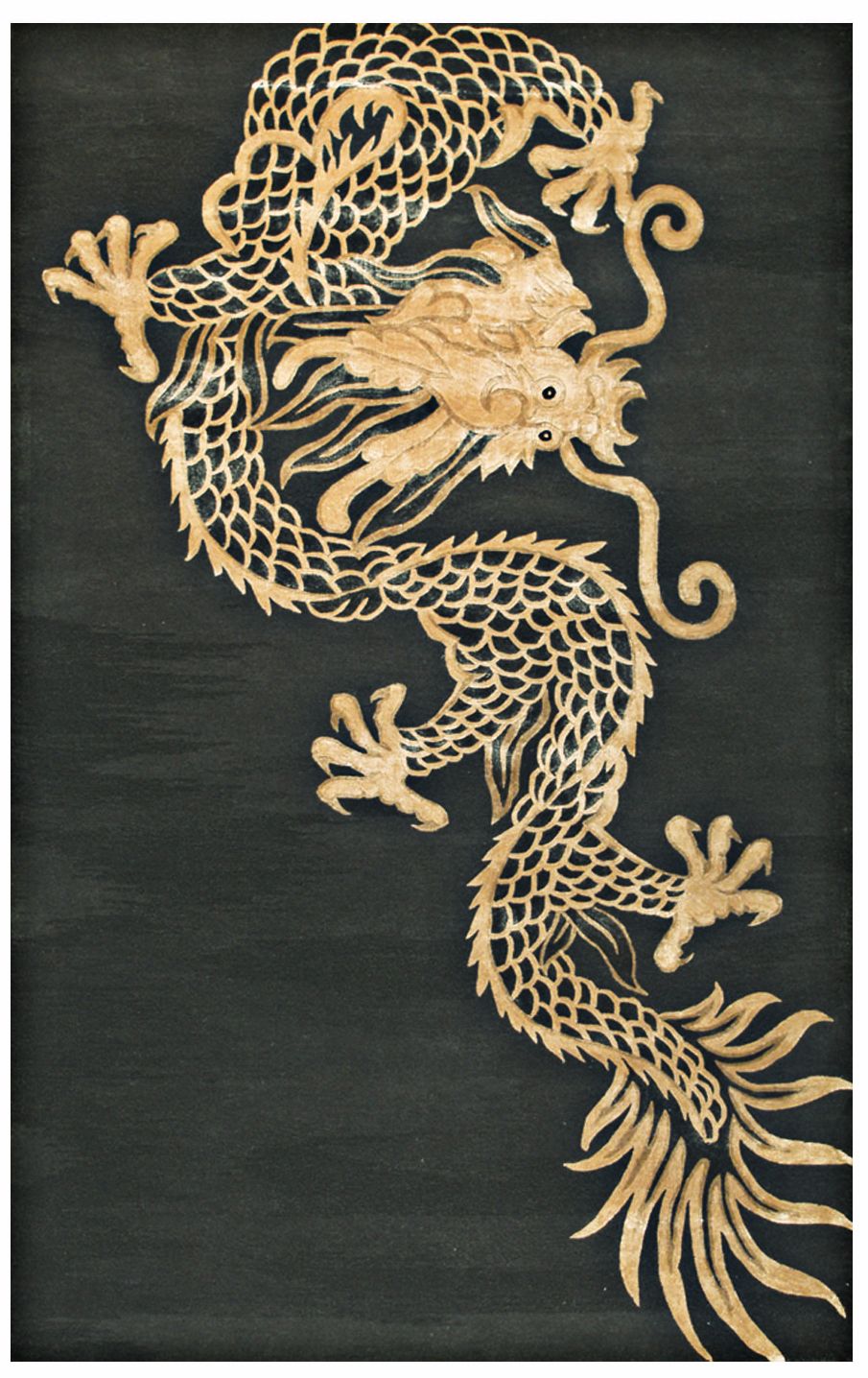 Walt Disney Signature Black Dynasty Rug (J9505)