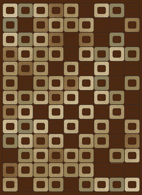 Machine Language Chocolate Rug
