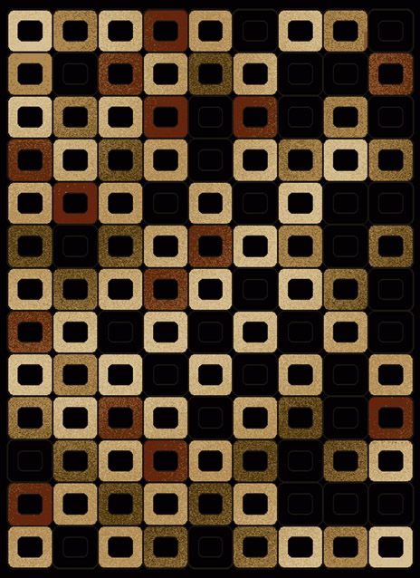Machine Language Black Rug