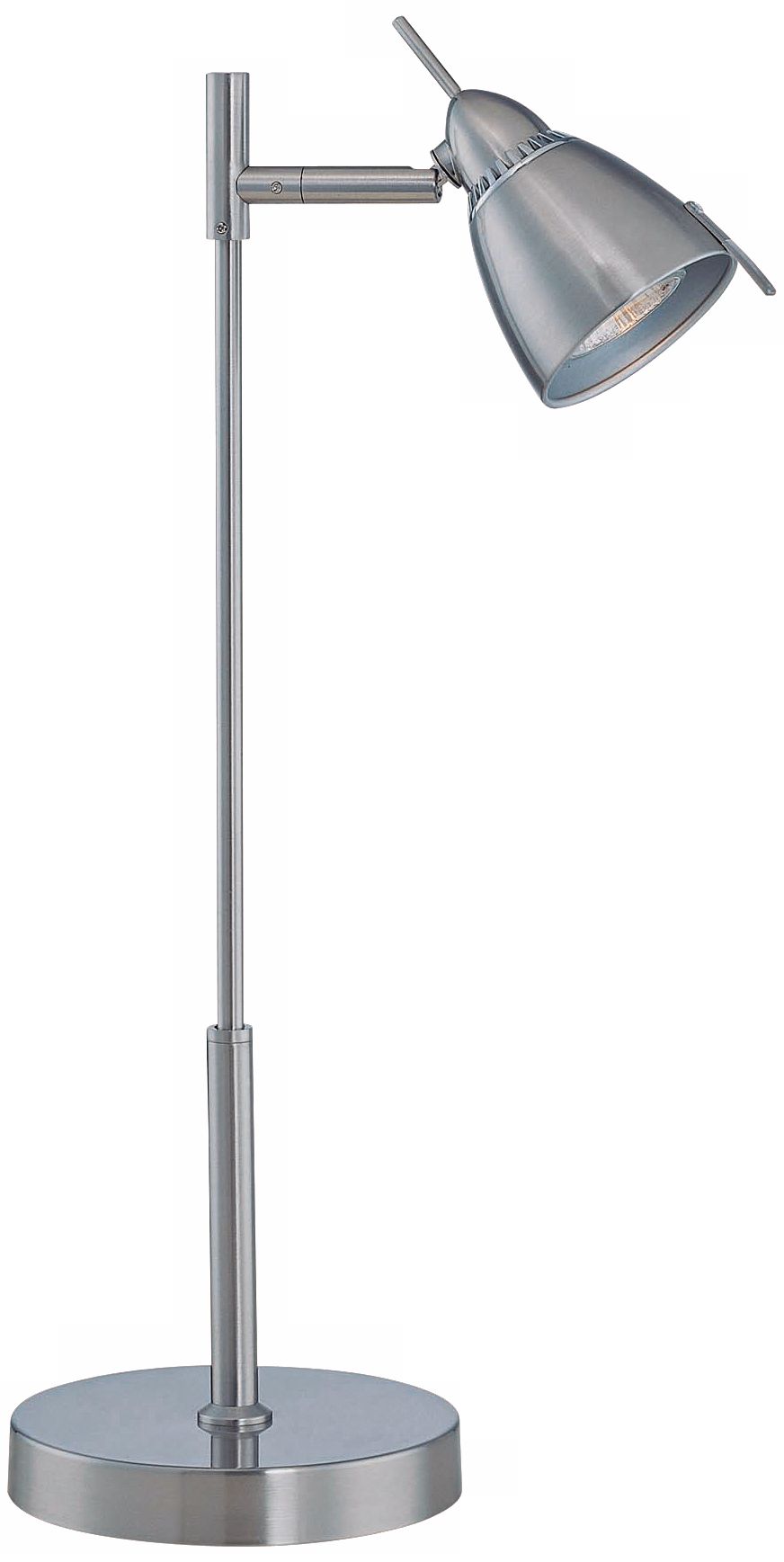 Lite Source Polished Steel Spotlight Desk Lamp