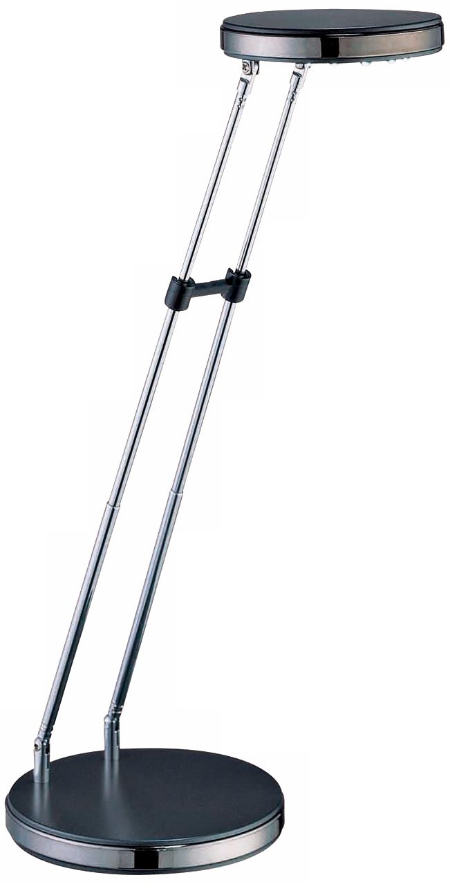 Lite Source Gunmetal Flat Head LED Desk Lamp