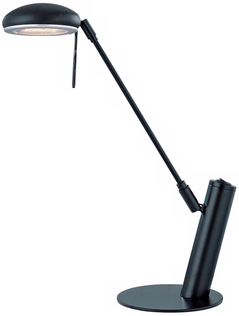Lite Source Orbit Black Adjustable Desk Lamp
