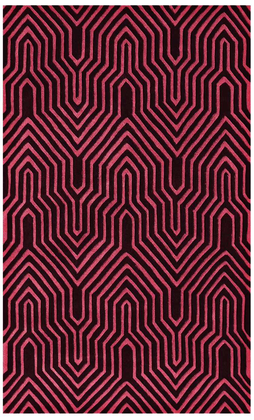 Intervals Cherry Handmade Rug