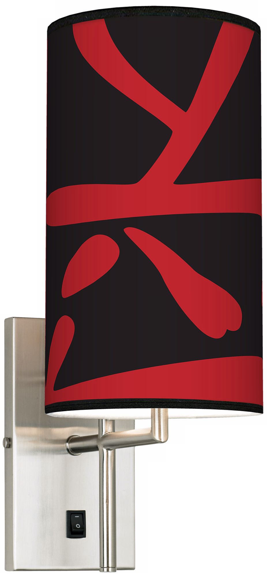 Asian Flair Banner Giclee Plug-In Sconce