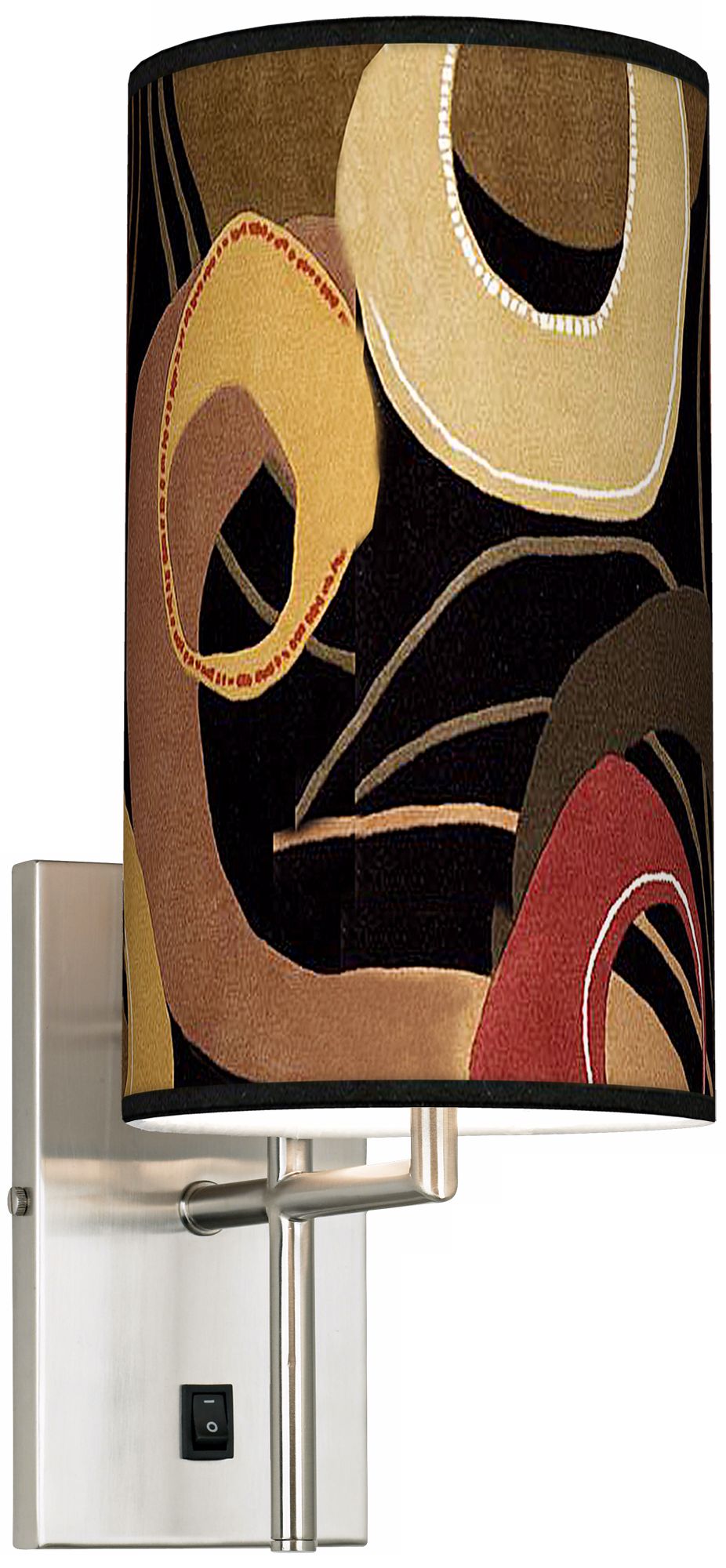 Rhythm Motif Banner Giclee Plug-In Sconce