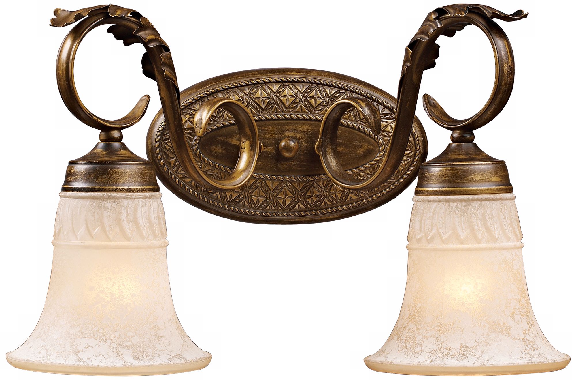 Briarcliff Collection Weathered Umber 17" Wide Bath Light