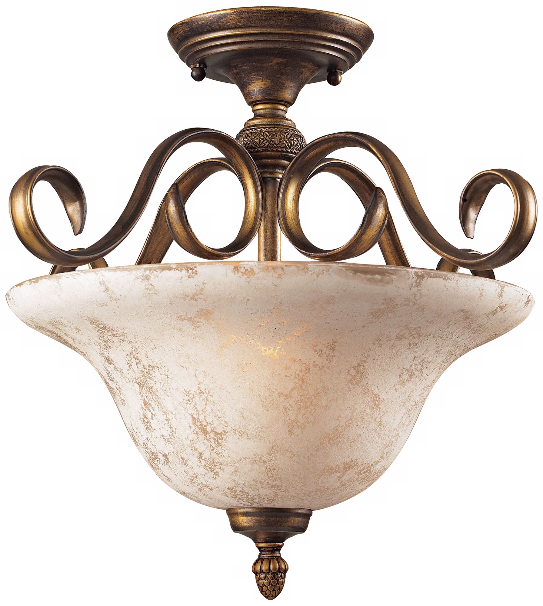Briarcliff Collection 18" Wide Semi-Flush Ceiling Light