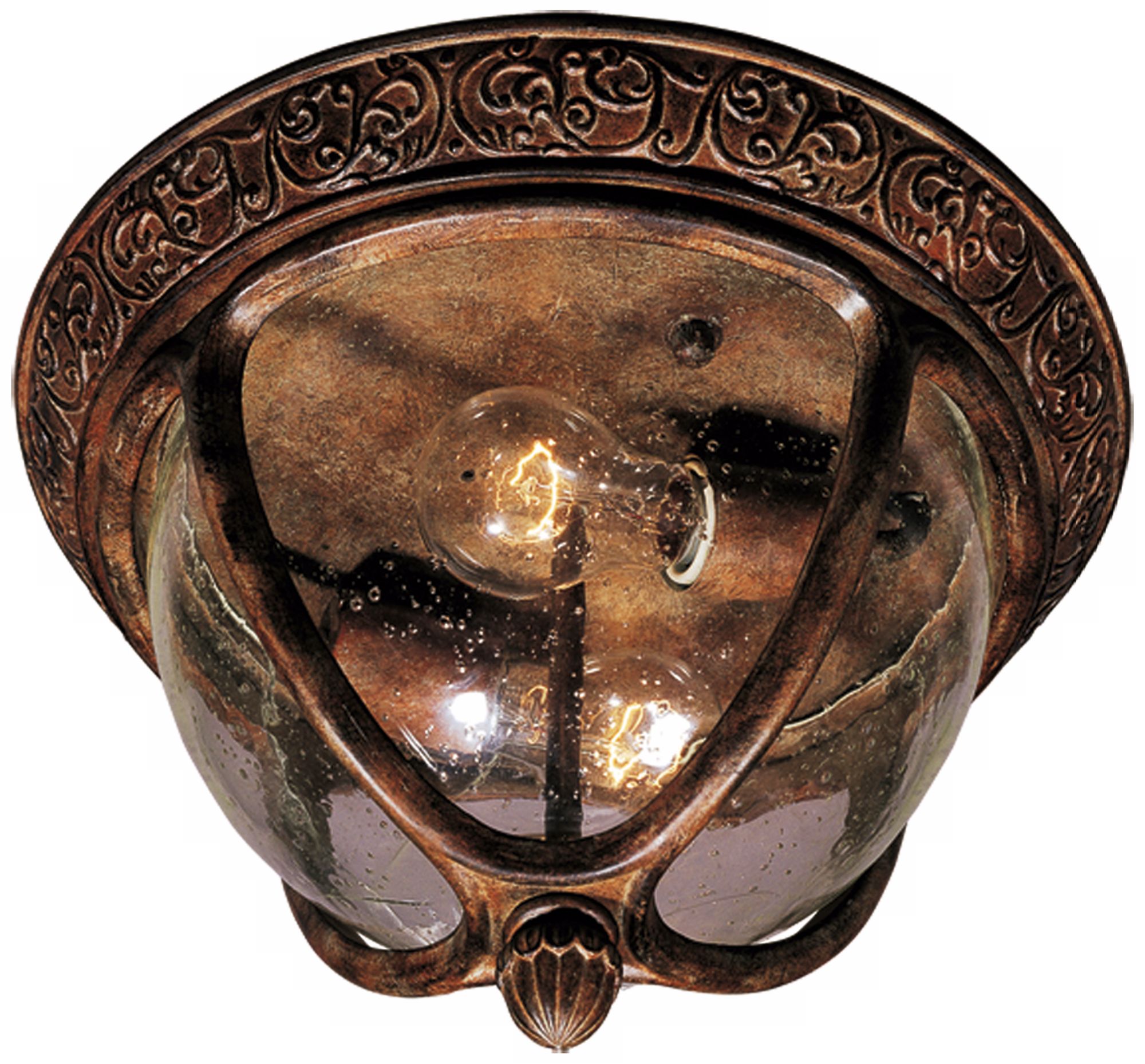 Knob Hill Collection 13" Wide Indoor - Outdoor Ceiling Light
