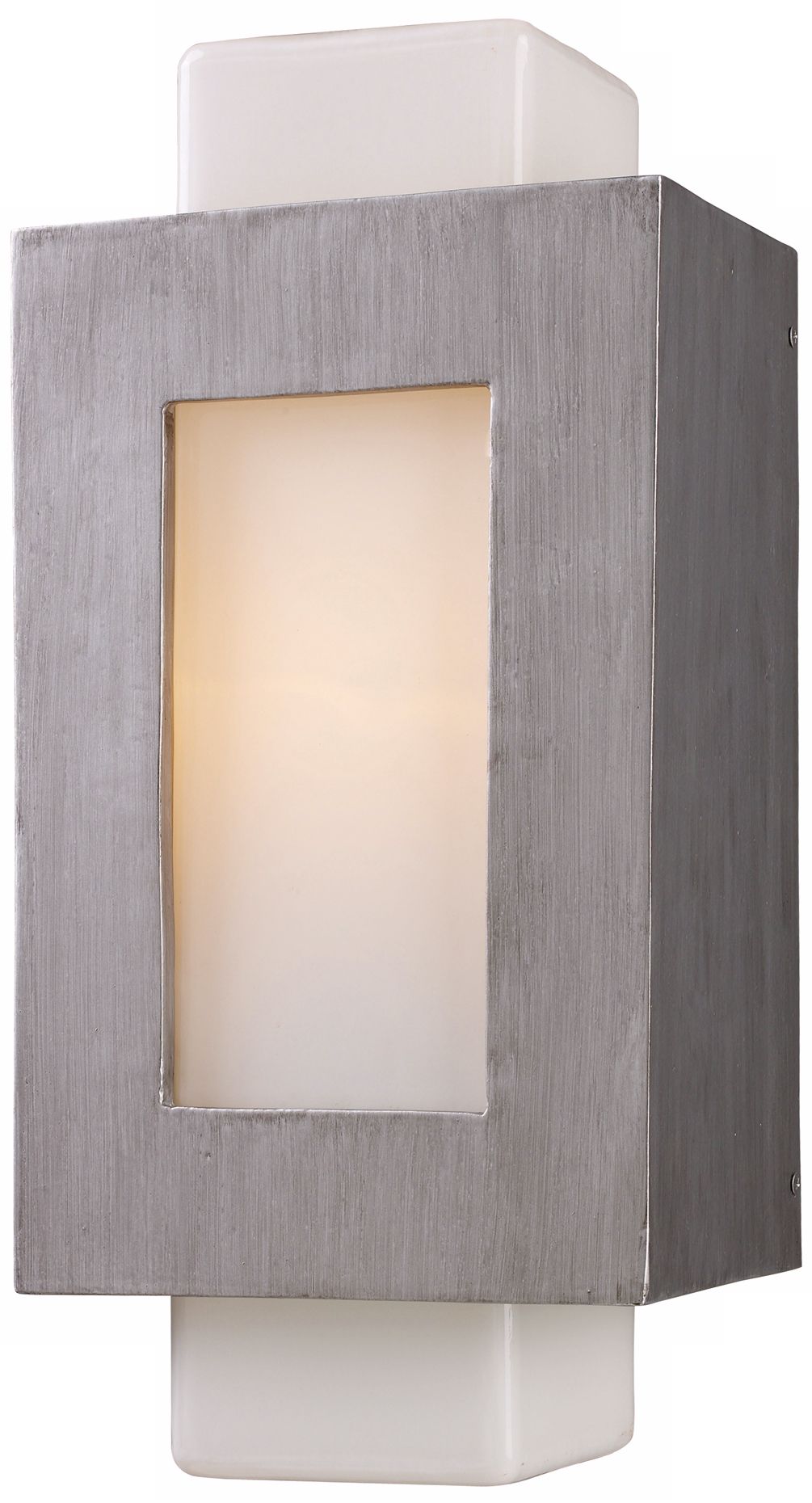Sundborn Collection Silver 19" High Outdoor Wall Light