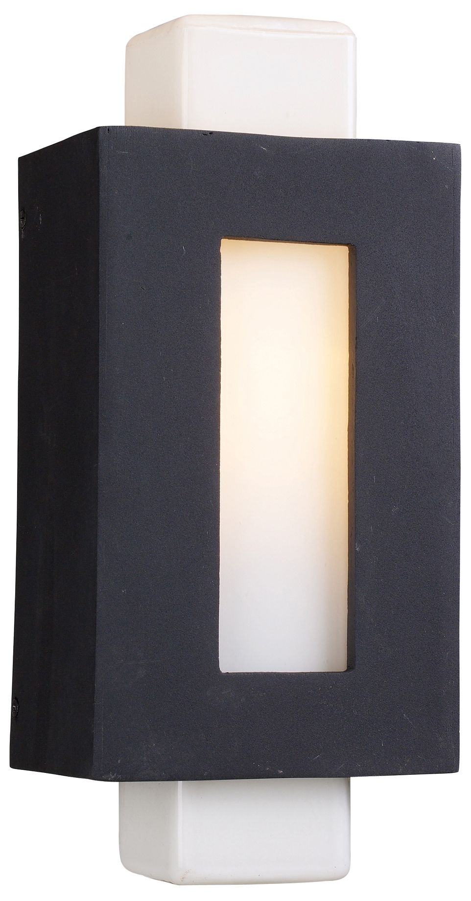 Sundborn Collection Black 14" High Outdoor Wall Light