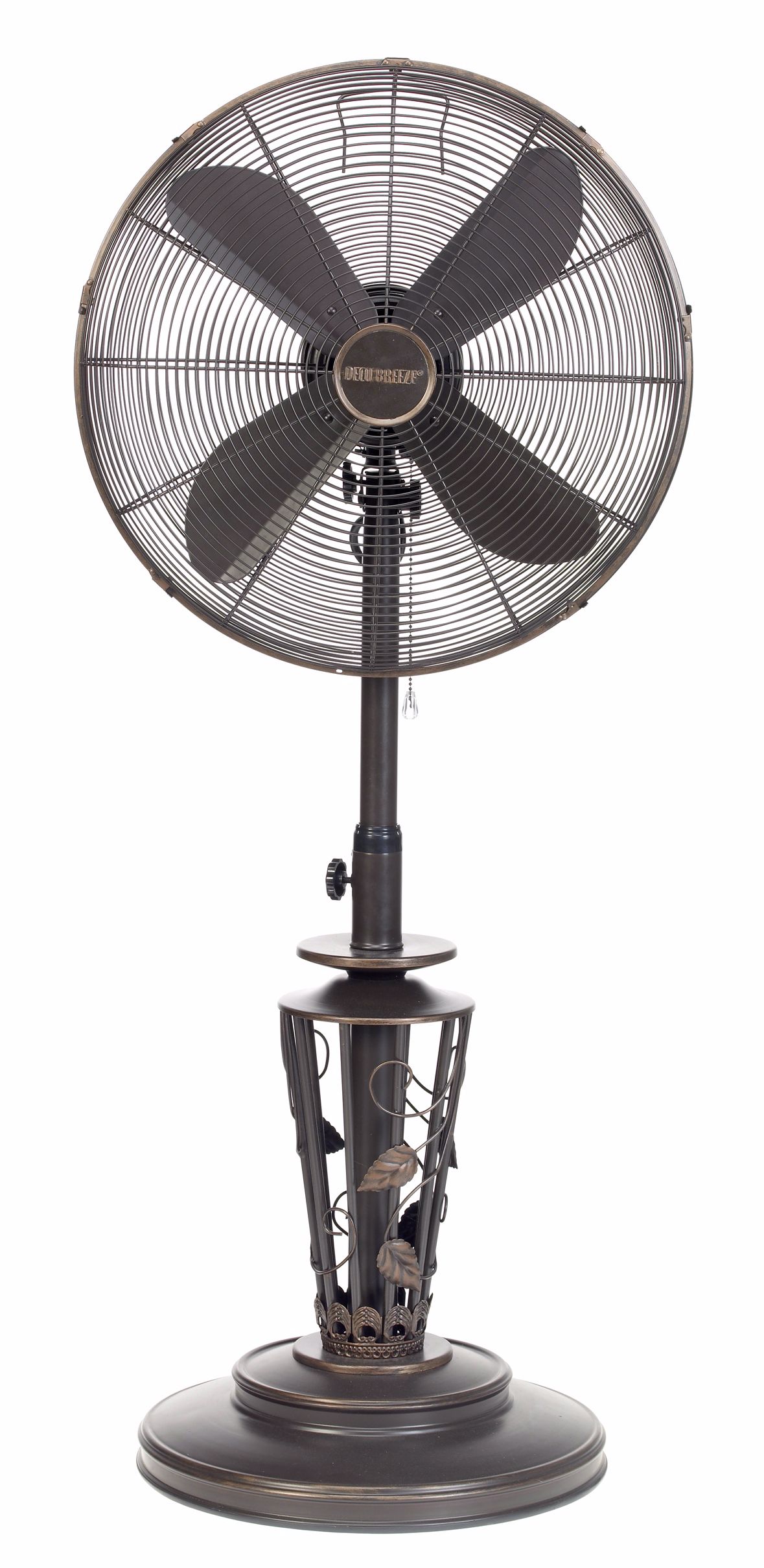 19" Deco Breeze Vines Adjustable Floor Fan