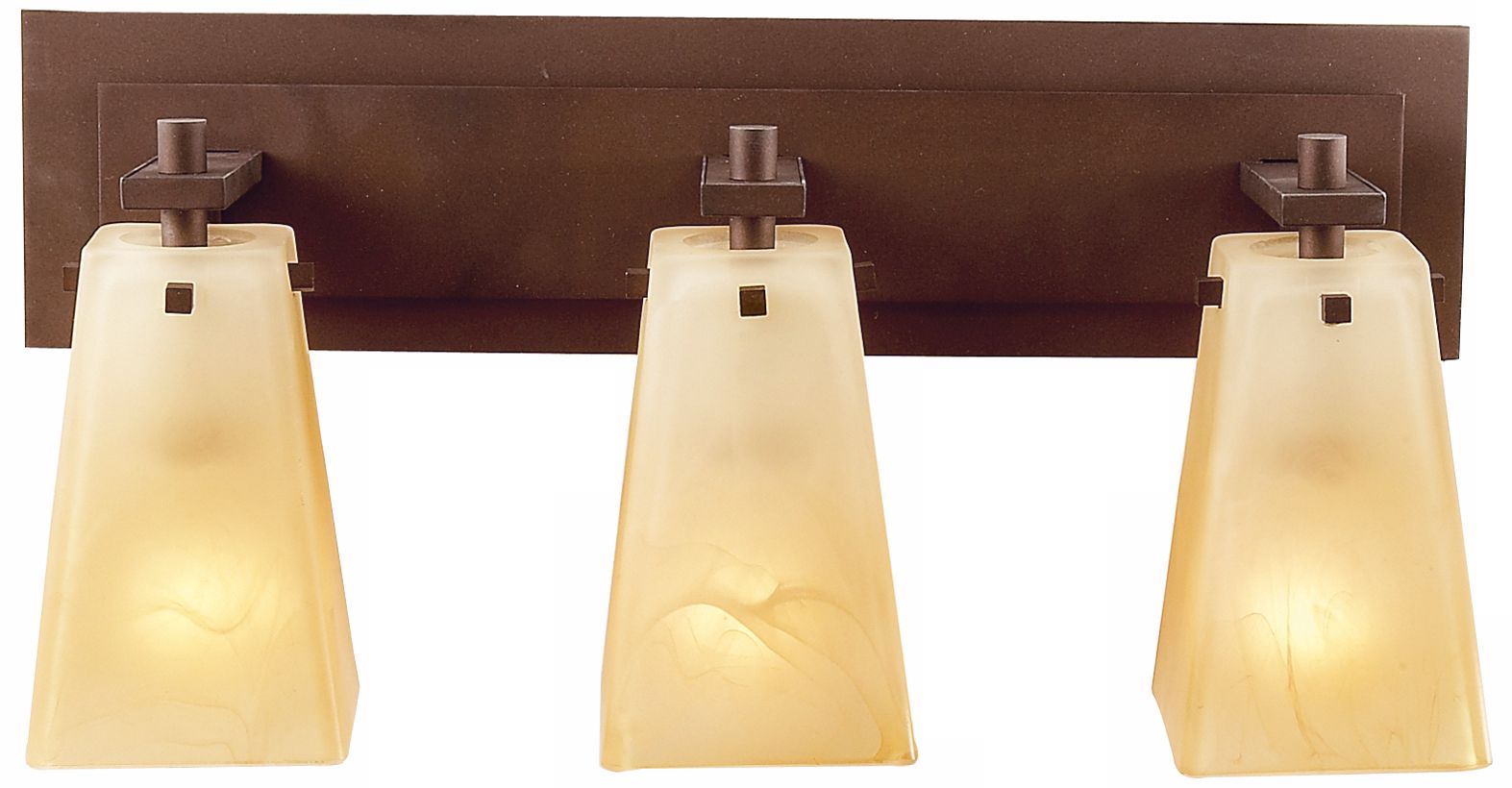 Pasadena Collection Bronze 19" Wide Bathroom Wall Light
