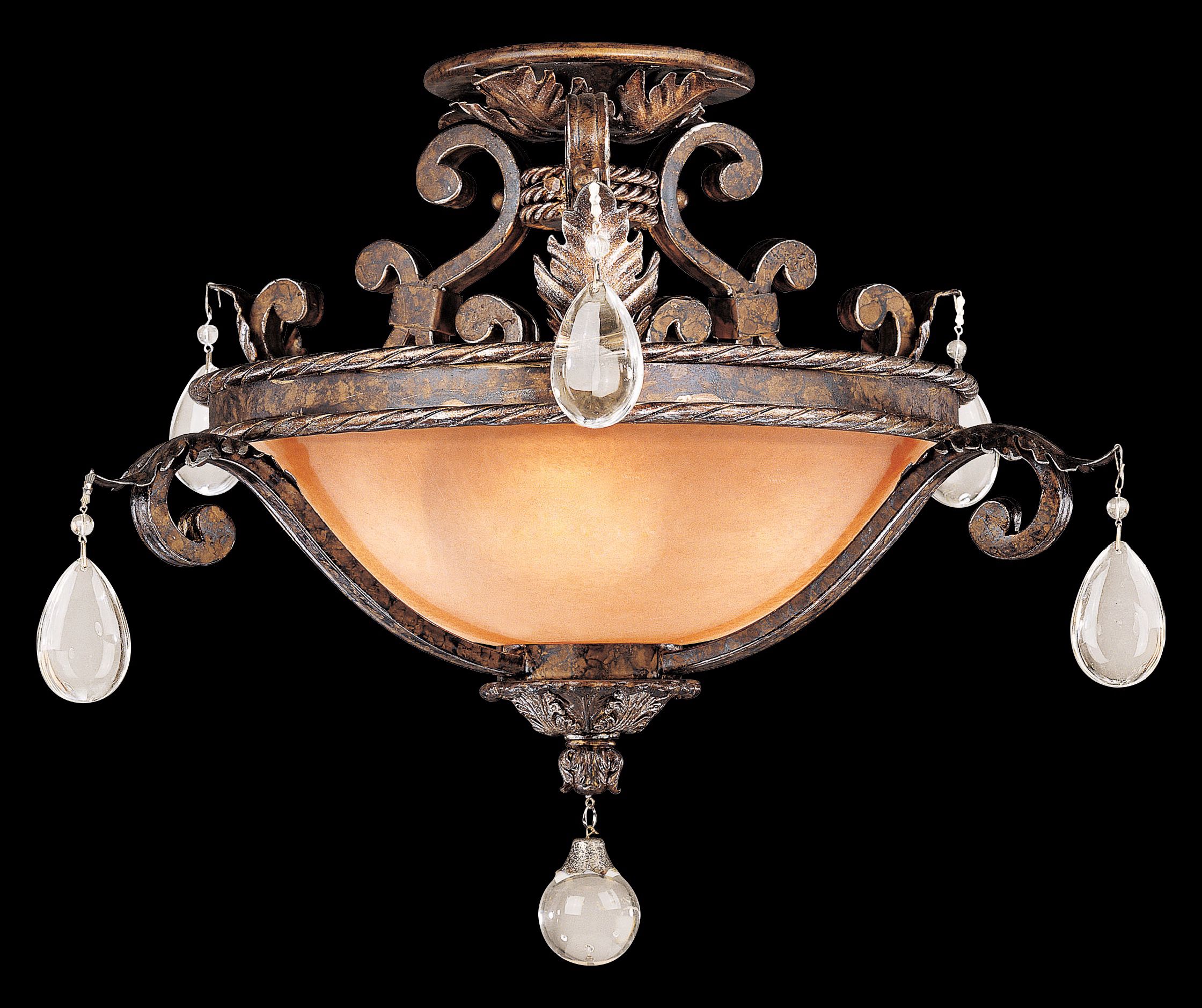 Savoy House Chastain 17 1/2" High Semiflush Ceiling Light