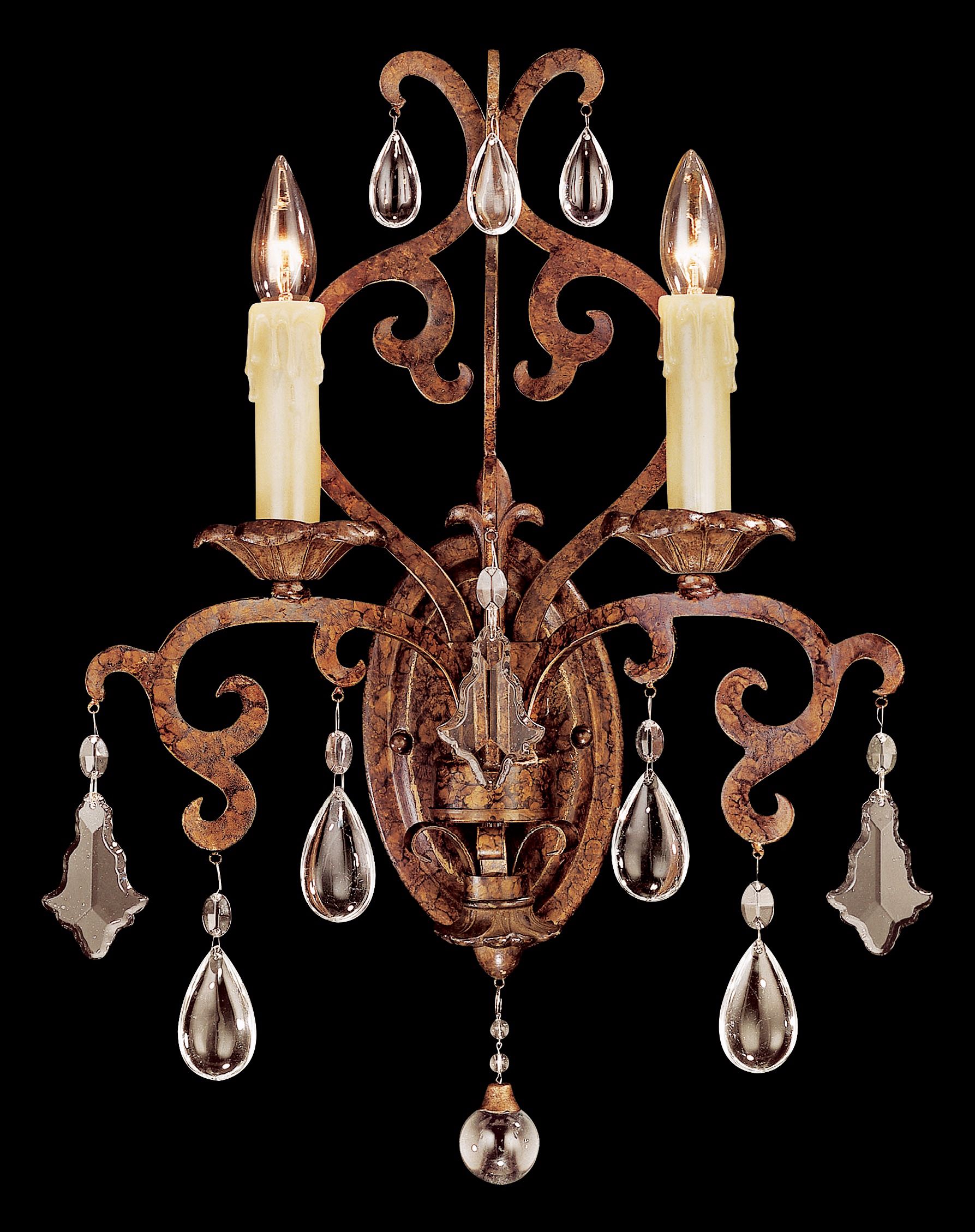 Savoy House Forged Iron 2-Light Wall Sconce