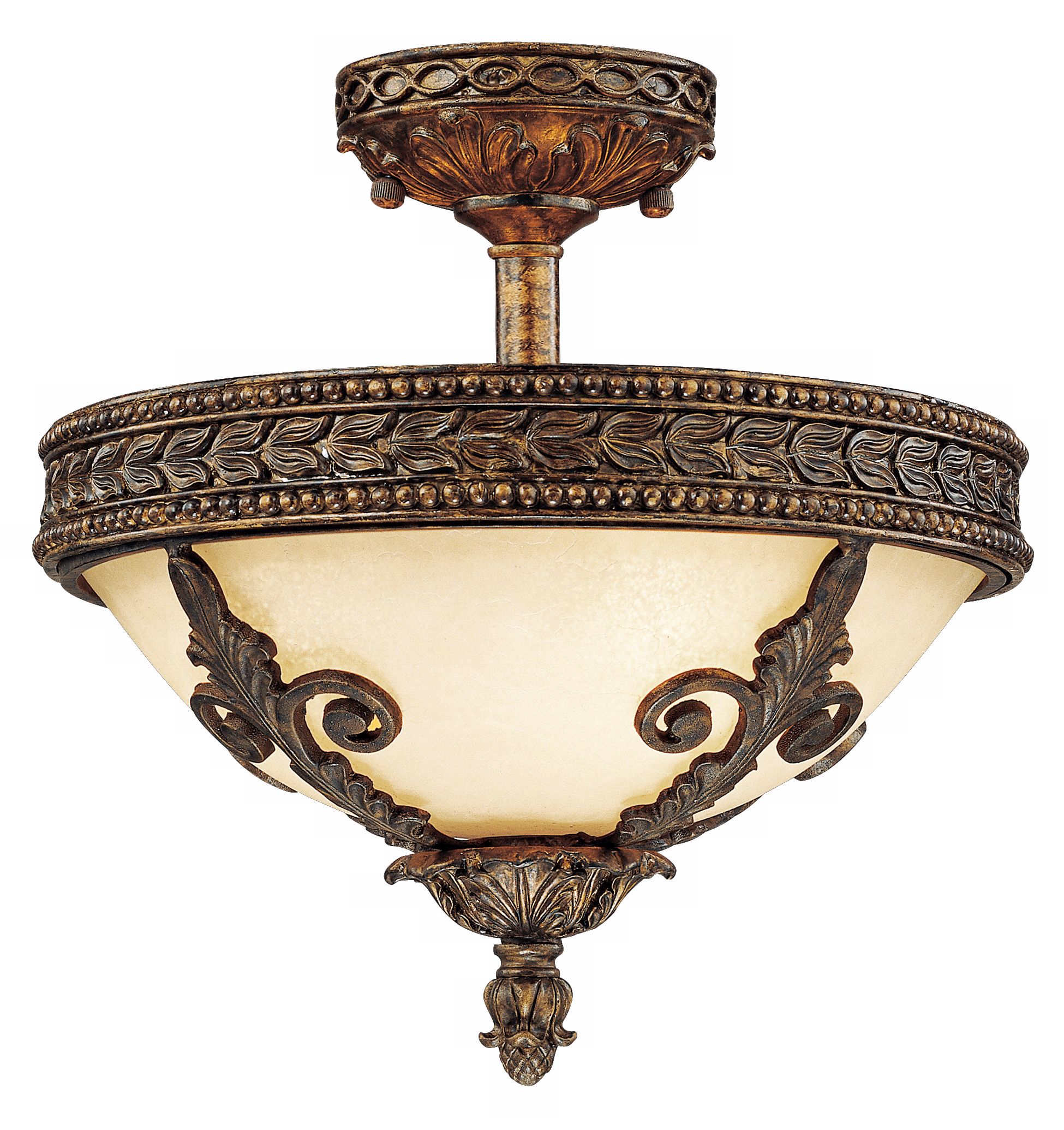 Savoy House Empire 13 1/4" Wide Semiflush Ceiling Light