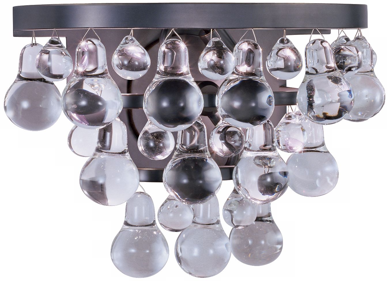 Robert Abbey Bling Deep Patina Bronze Finish Wall Sconce