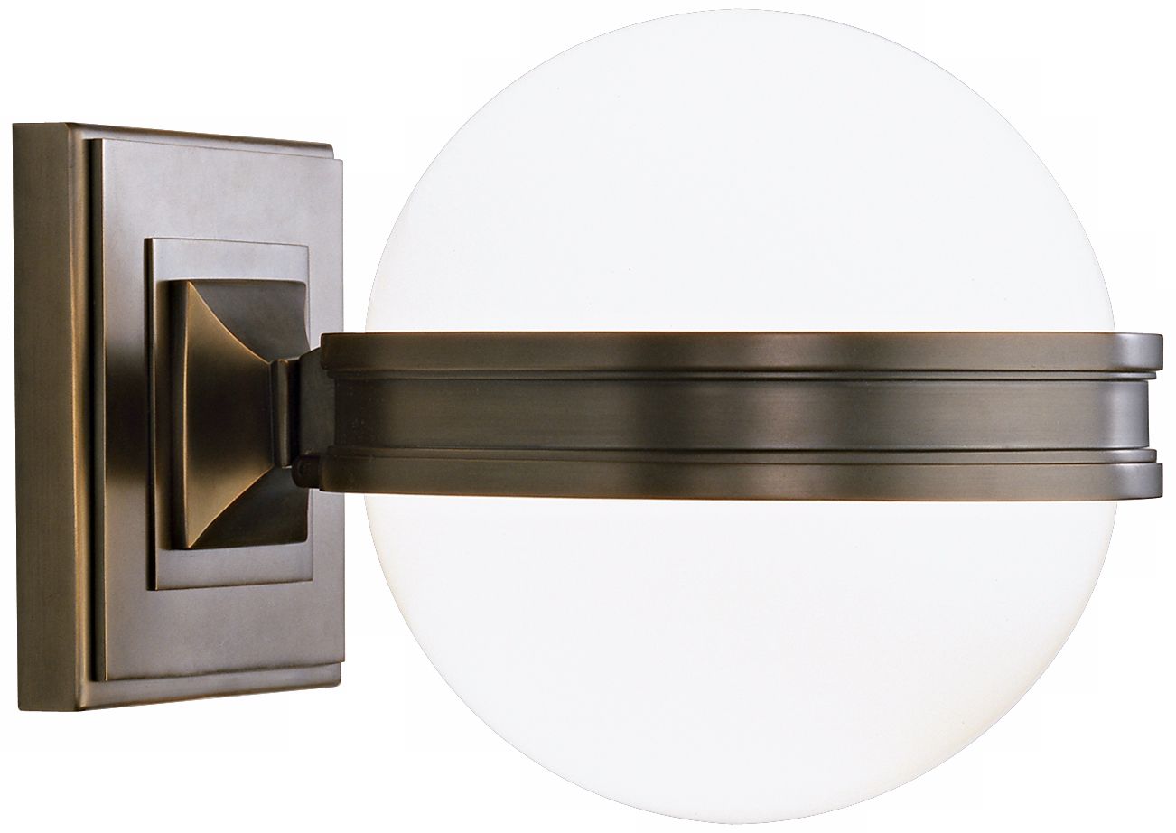 Robert Abbey Orbit Bronze Wall Sconce
