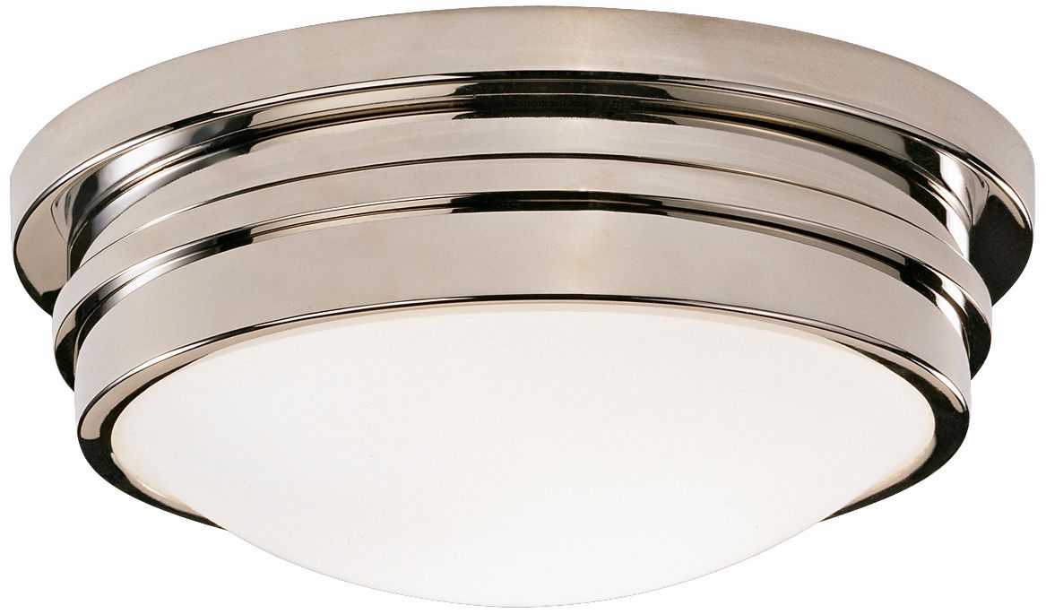 Roderick Collection Nickel 10" Wide Flushmount Ceiling Light