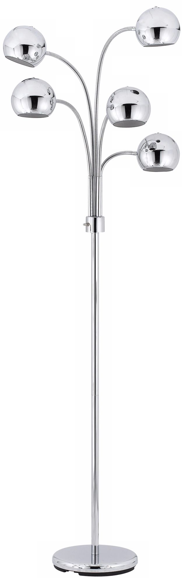 Arc Lamp Chrome with Metal Shades Floor Lamp K1127