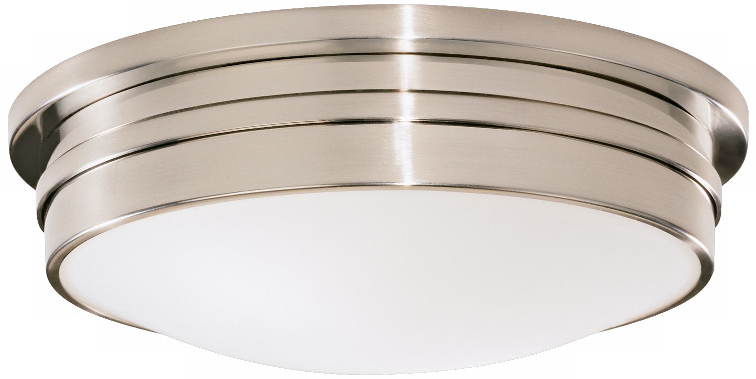 Roderick Collection Silver 17" Wide Flushmount Ceiling Light