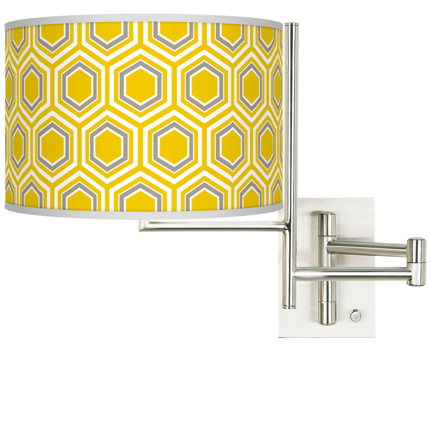 Tempo Honeycomb Plug-in Swing Arm Wall Light