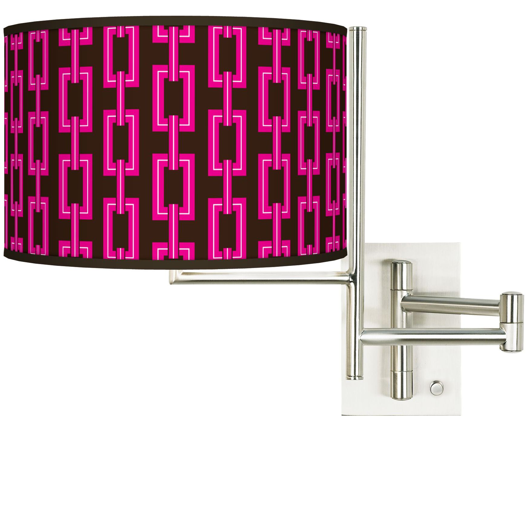 Tempo Chain Links Plug-in Swing Arm Wall Light