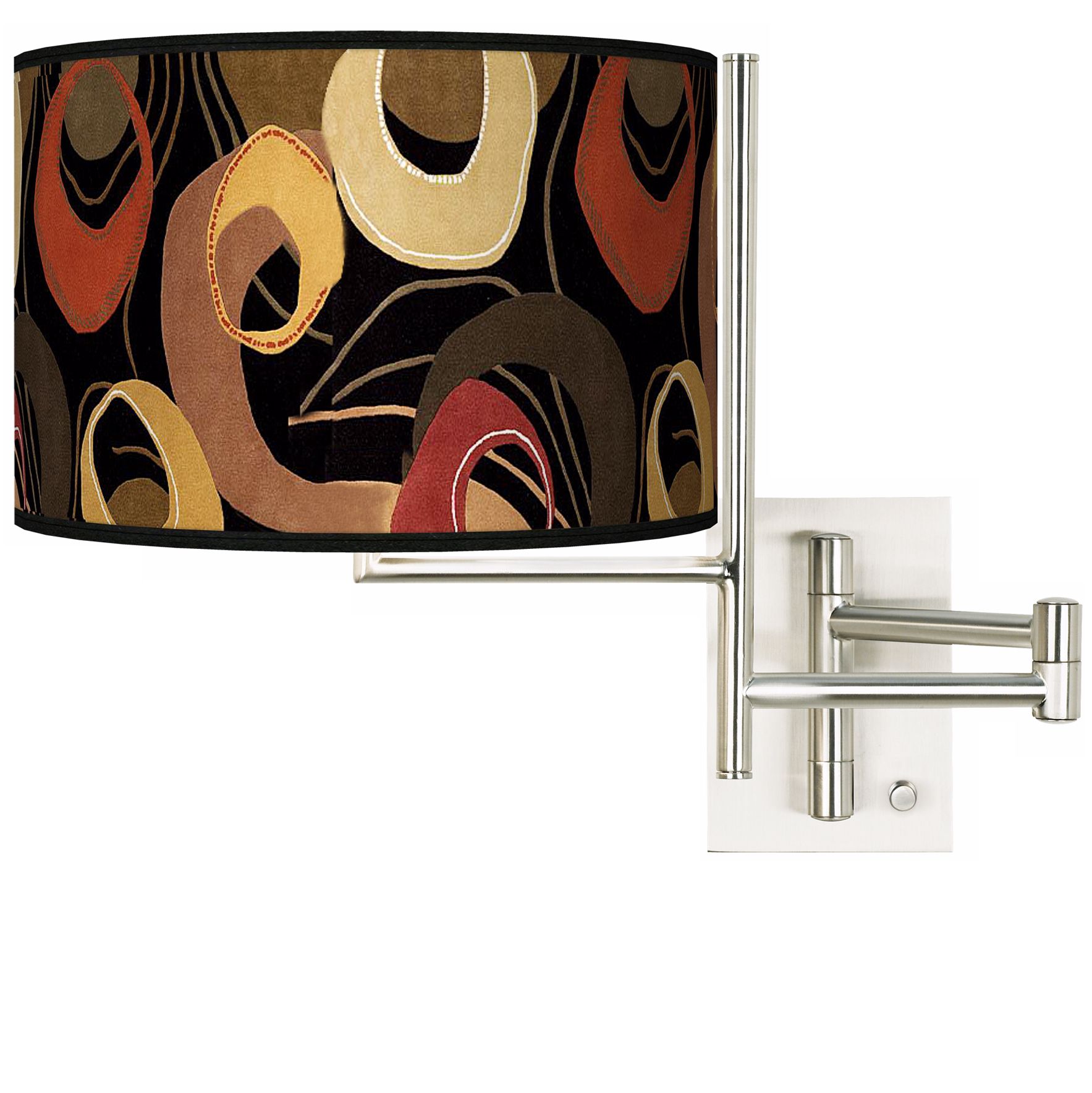 Tempo Rhythm Motif Plug-in Swing Arm Wall Light